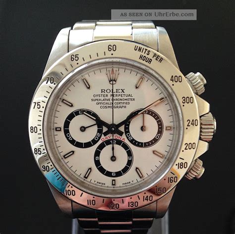 rolex daytona stahl mit zenith werk|Rolex 16520 daytona collectable guide.